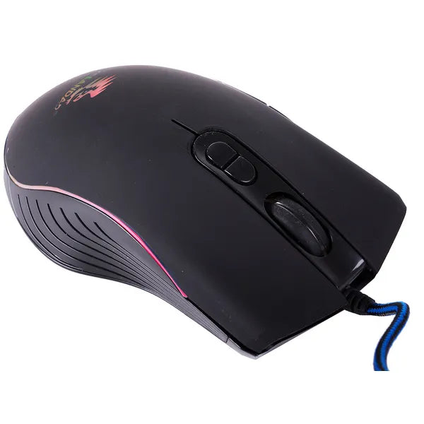 Vezetékes RGB gaming optikai egér 6000 DPI-ig, USB, laptop/PC