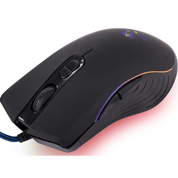 Vezetékes RGB gaming optikai egér 6000 DPI-ig, USB, laptop/PC