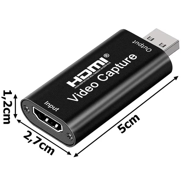 HDMI–USB 4K videó digitalizáló és capture kártya plug-and-play
