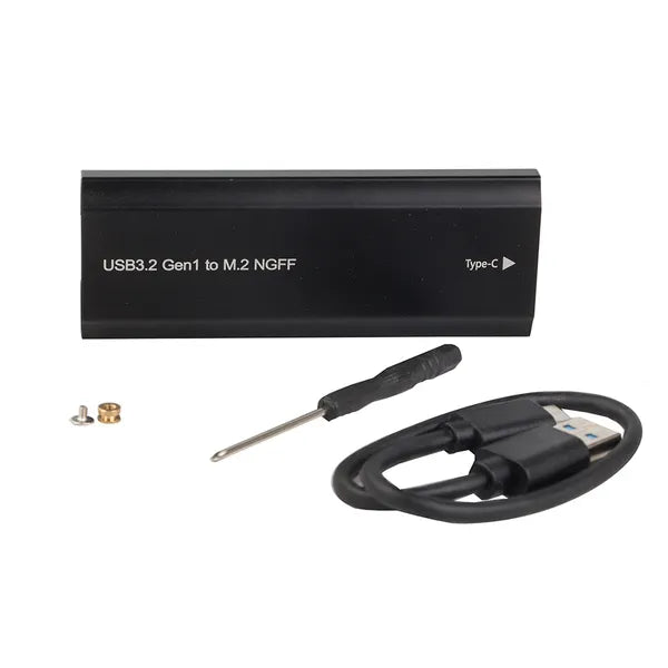 M.2 SATA (NGFF) SSD külső ház USB 3.1 Type-C, 2230-2280 mm