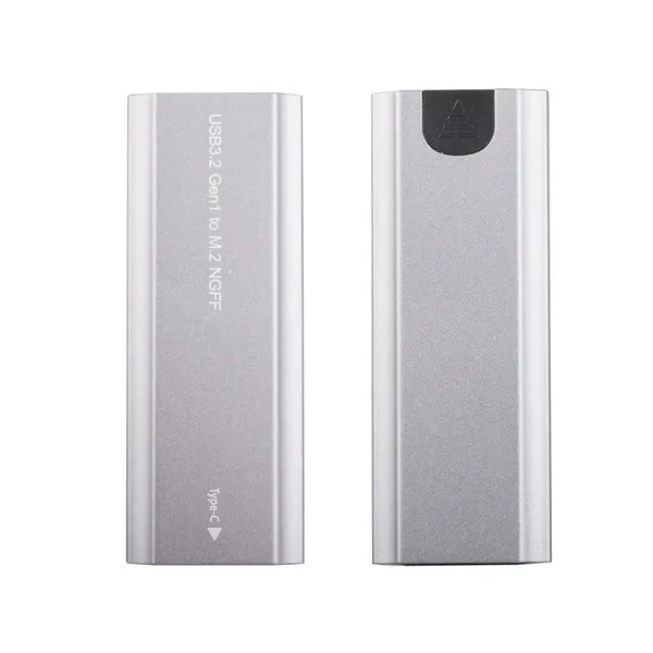 M.2 SATA NGFF SSD ház USB 3.1 Type-C, 2230-2280 mm, ezüst