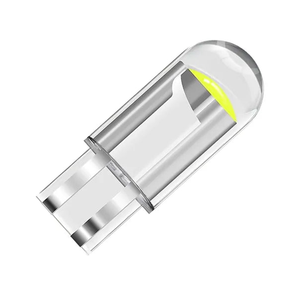 W5W T10 fehér LED autóizzó 6500 K COB, 12 V, 2 db