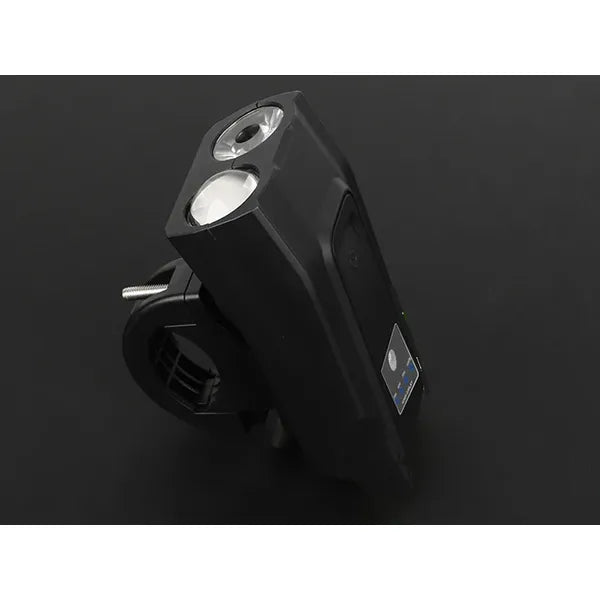 Kerékpár lámpa szett 2 az 1-ben: erős első LED + hátsó fény, USB akkumulátor