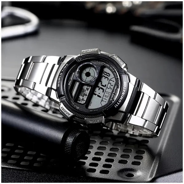 Casio AE-1000WD-1A férfi digitális karóra, világidő, WR100