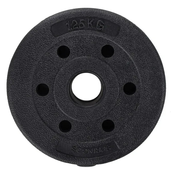 Springos fekete súlytárcsa 1,25 kg