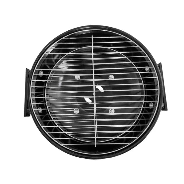 Kerti faszenes grillsütő fedéllel, hamutálcával, Ø34 cm