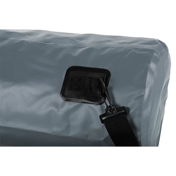 Vízálló szárazzsák hátizsák, 20 l, szürke nylon, ragasztott varrás