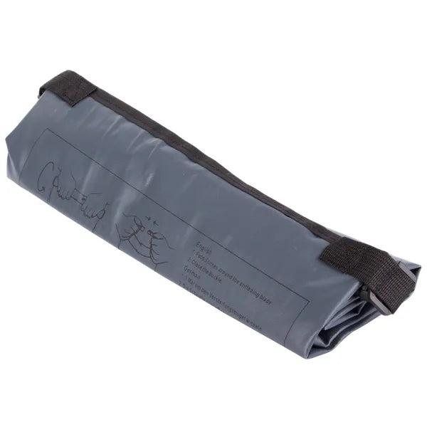 Vízálló szárazzsák hátizsák, 20 l, szürke nylon, ragasztott varrás
