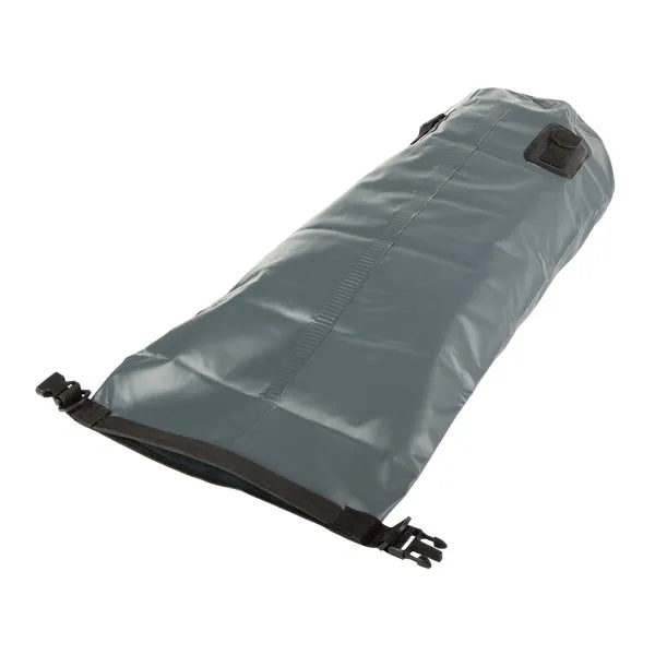 Vízálló szárazzsák hátizsák, 30 l, szürke nylon, roll-top zár