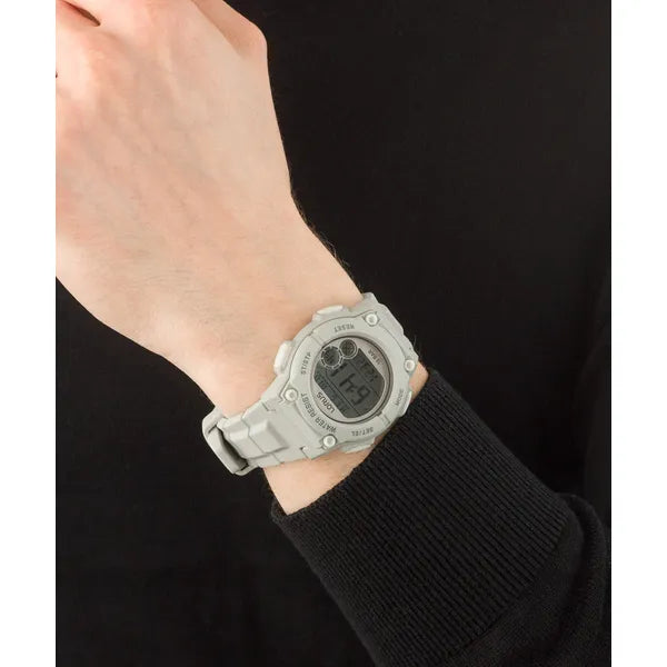 Lorus Sport R2335PX9 unisex karóra szilikon szíjjal, szürke, WR100, stopper
