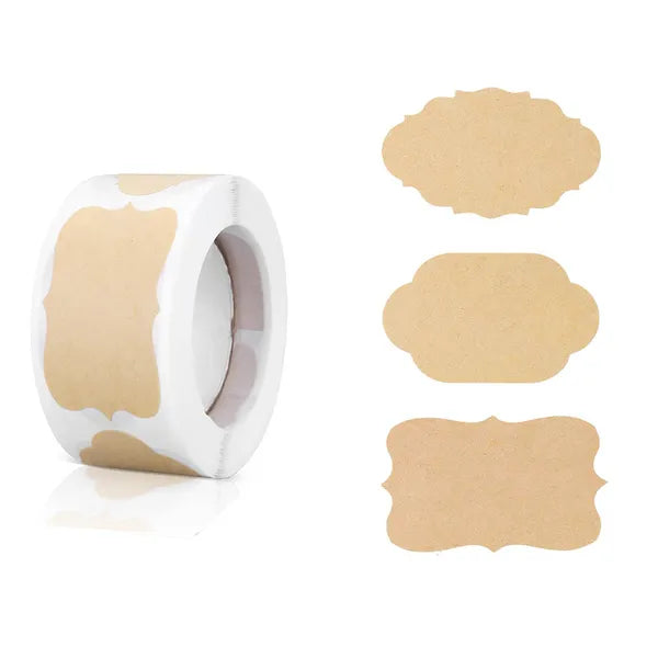250 db öntapadó címke fűszeres üvegekhez, ajándékokhoz 5×3 cm