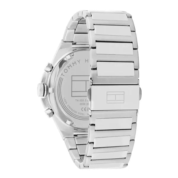 Tommy Hilfiger Dexter férfi karóra, zöld számlap, acél szíj, 46 mm, WR50