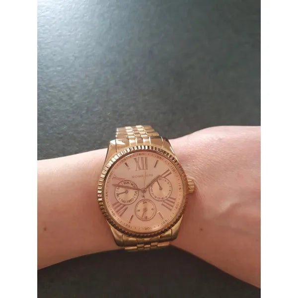 Michael Kors Lexington női karóra, rózsaarany, WR100, 35 mm