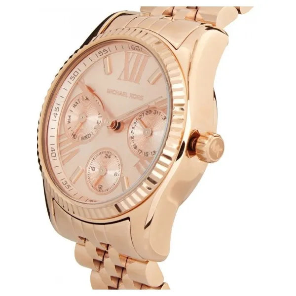 Michael Kors Lexington női karóra, rózsaarany, WR100, 35 mm