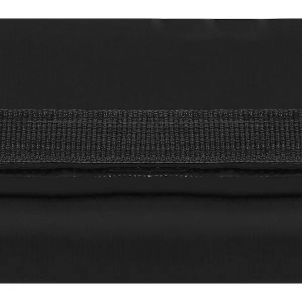 Vízálló roll-top száraz táska 20 l, fekete PVC, hátizsákká alakítható