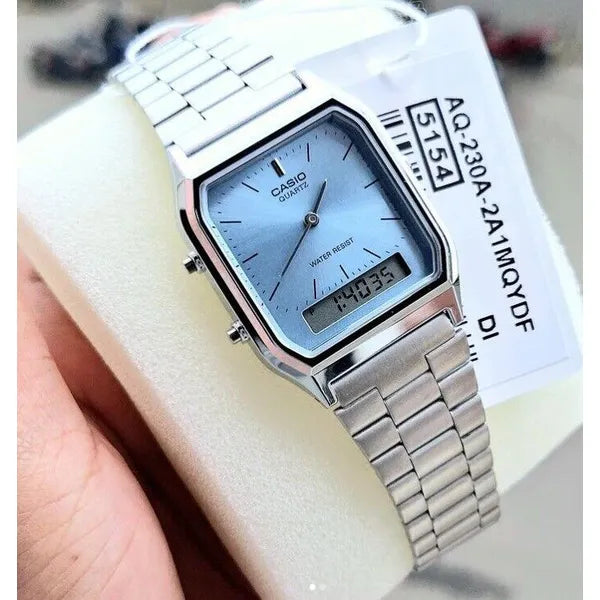 ZEGAREK UNISEX CASIO Vintage AQ-230A-2A1 + BOX