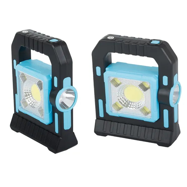 LED napelemes kemping lámpa 37 COB, powerbank, USB-töltés