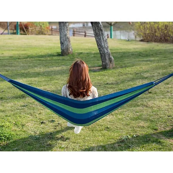 Két személyes brazil kerti függőágy 300×160 cm pamut XXL, hordtáskával