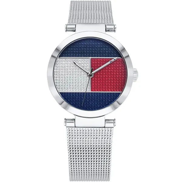 Tommy Hilfiger 1781866 Lynn női karóra, ezüst acél, 32 mm, WR30
