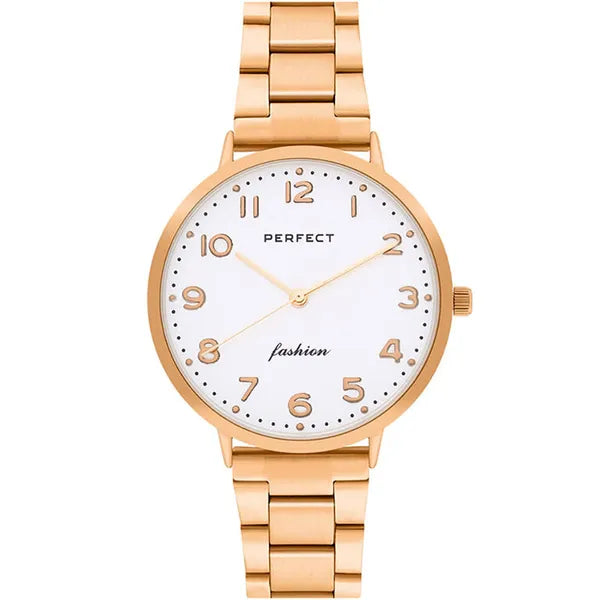 Női karóra Perfect S332-06, rózsaarany fémszíj, 36 mm, Miyota kvarc + díszdoboz