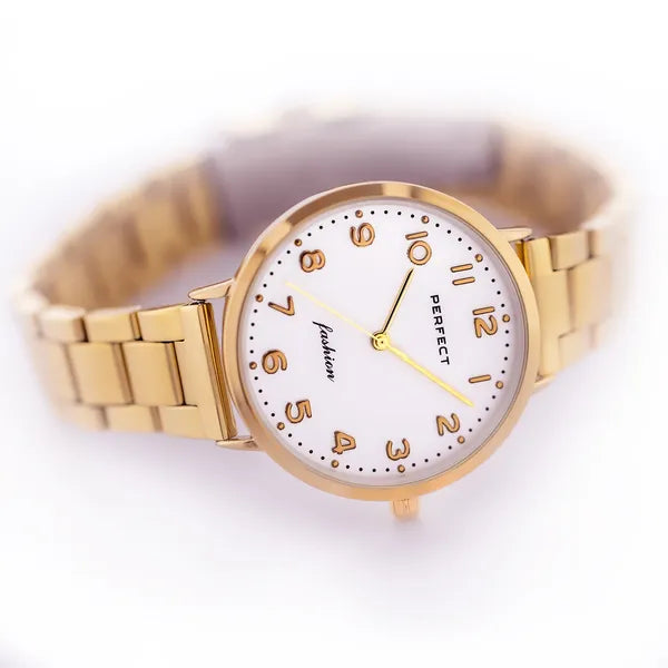 Női karóra Perfect S332-06, rózsaarany fémszíj, 36 mm, Miyota kvarc + díszdoboz