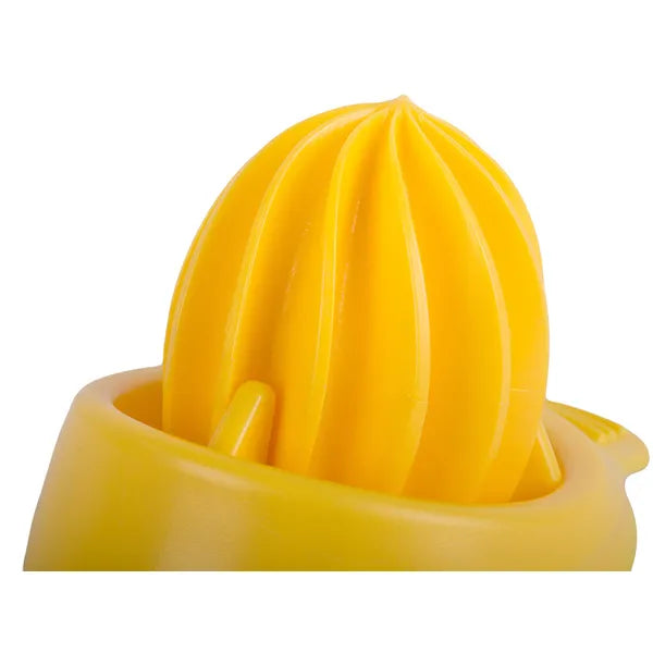 Kézi citrom- és citrusprés, 50 ml kapacitás, sárga műanyag