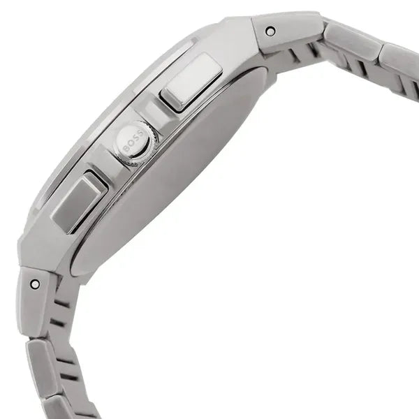 Hugo Boss 1514048 férfi kronográf karóra, nemesacél, kék, 44 mm