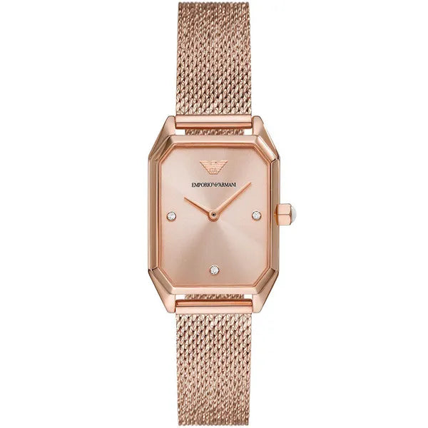 Emporio Armani Gioia AR11347 női karóra, rozéarany acél, 24 mm