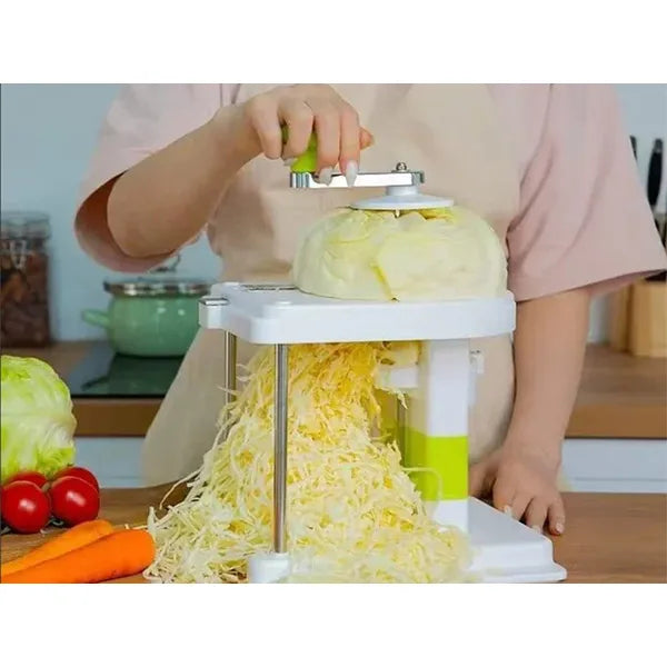 Kézi spirál káposzta szeletelő 3 cserélhető pengével, csúszásmentes talp