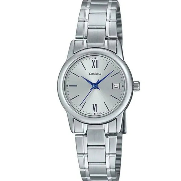 Casio női karóra LTP-V002D-7B3UDF ezüst, 25 mm, rozsdamentes acél