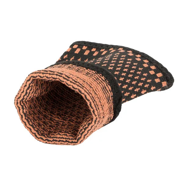 Rézszálas rugalmas csuklórögzítő 17-21 cm, fekete-narancs