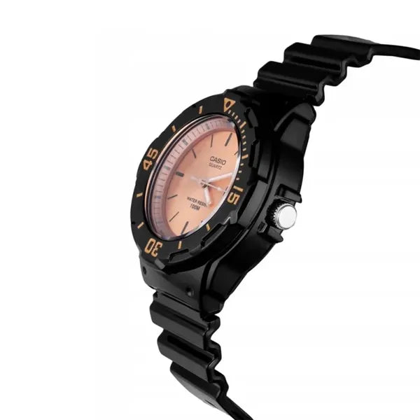 Casio női karóra LRW-200H-9E2VDF, 39 mm, WR100, rózsaarany számlap