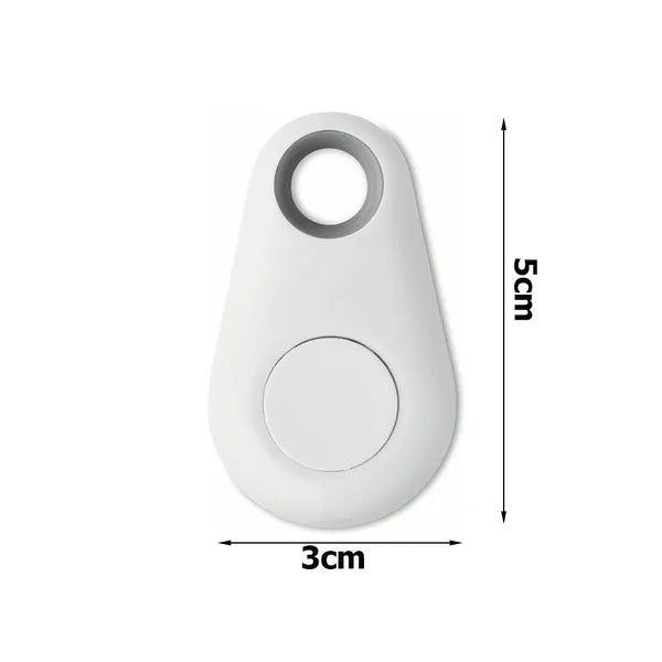 Bluetooth kulcskereső okos kulcstartó, fehér, iOS/Android, 25 m