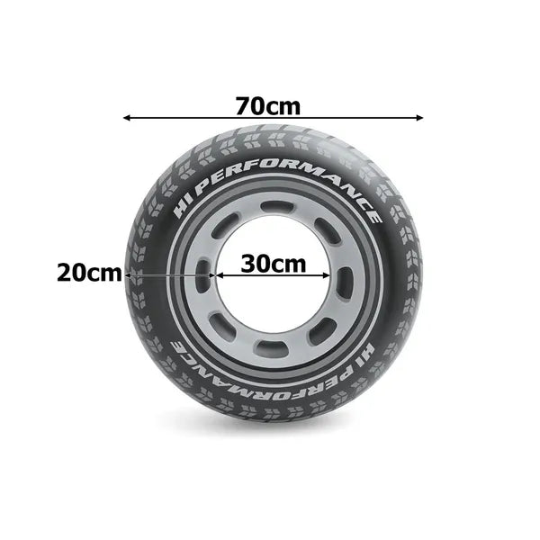 70 cm-es felfújható úszógumi gyerekeknek és felnőtteknek, medencébe