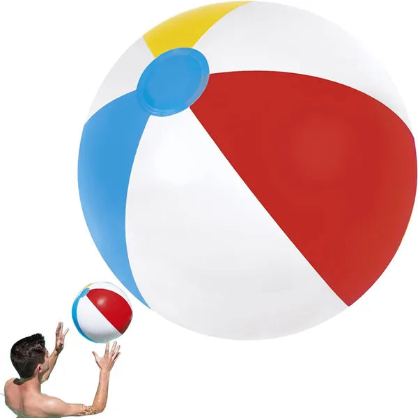 Többszínű 30 cm-es felfújható gyerek strandlabda medencéhez