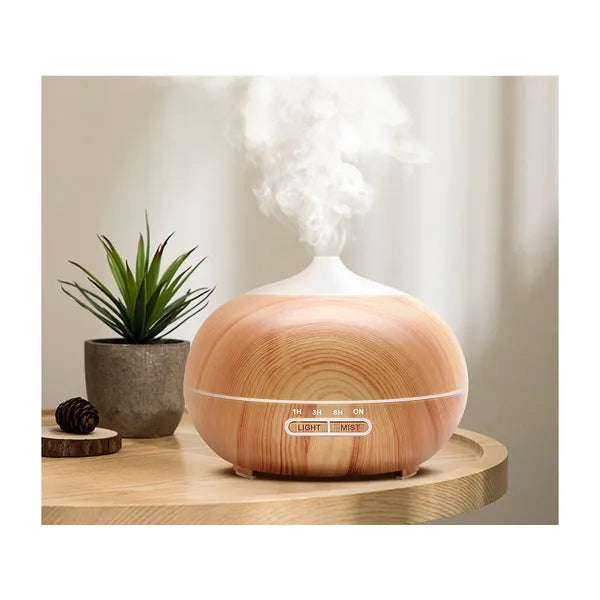 Ultrahangos 300 ml aromadiffúzor és párásító RGB fénnyel, időzítővel