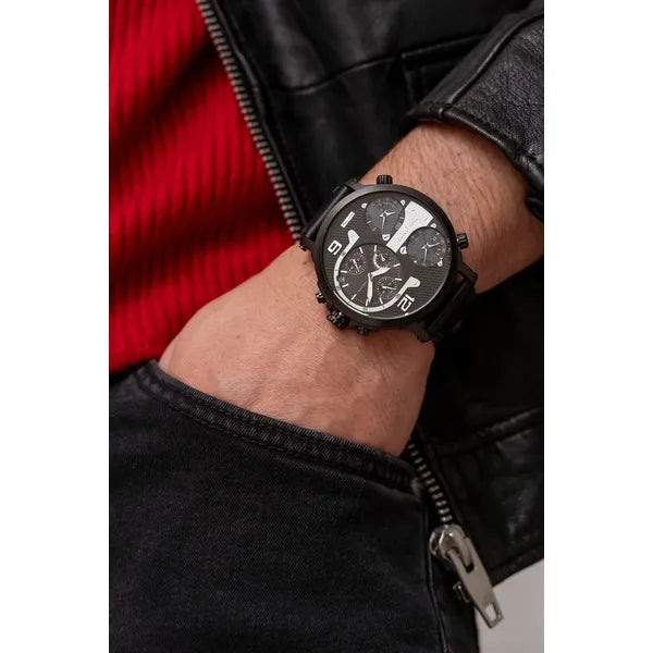 Férfi karóra Paul Lorens PL11706A2-1A5 fekete kronográf 52 mm