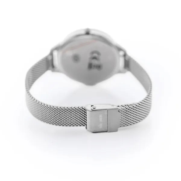 Női ajándék szett, ezüst Paul Lorens karóra és karkötő, WR30, 36 mm