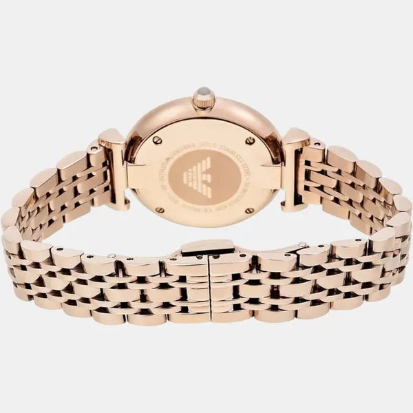 Emporio Armani Gianni T-Bar AR11059 rozéarany női nemesacél kvarc karóra 32mm