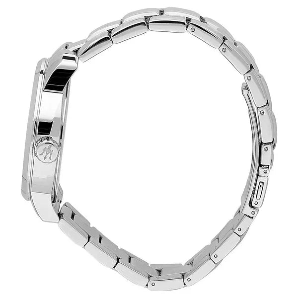 Maserati Successo férfi karóra, 44 mm, kvarc, acél, 10 ATM, kék számlap