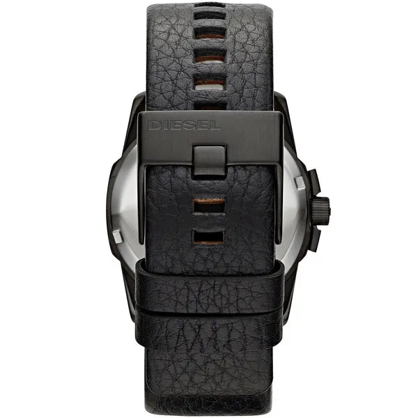 Diesel DZ1657 Mega Chief férfi karóra, chronográf, 45 mm, bőr szíj