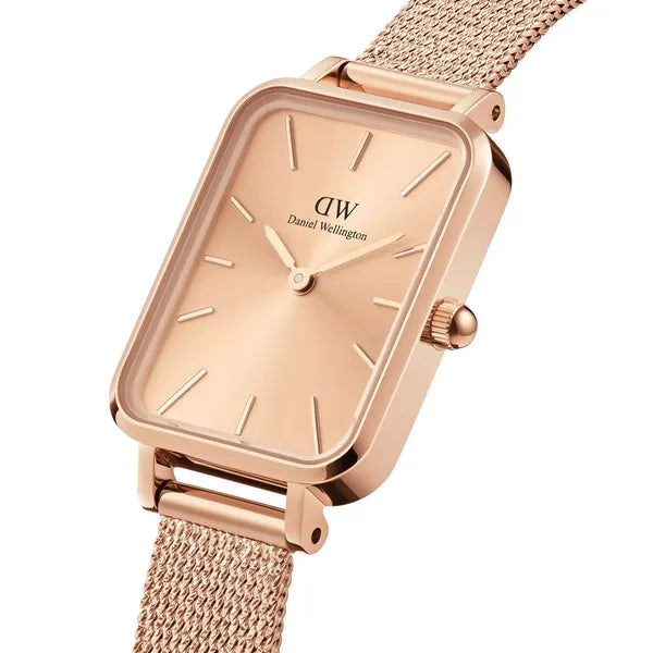 Daniel Wellington Quadro DW00100484 női karóra, rozéarany, nemesacél, 20 mm