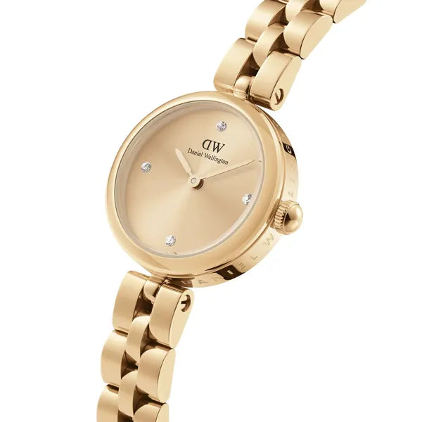 Daniel Wellington Elan Lumine női karóra, arany, 22 mm, acél karkötő