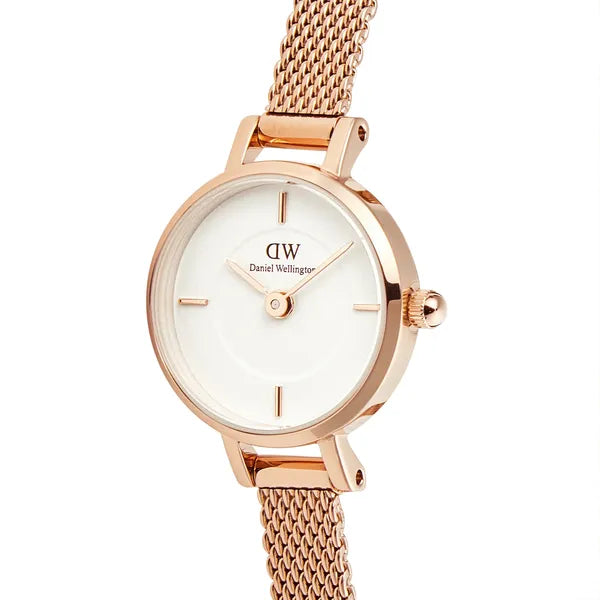 Daniel Wellington női karóra, Petite Mini 19 mm, rozéarany acél