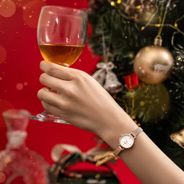 Daniel Wellington női karóra, Petite Mini 19 mm, rozéarany acél