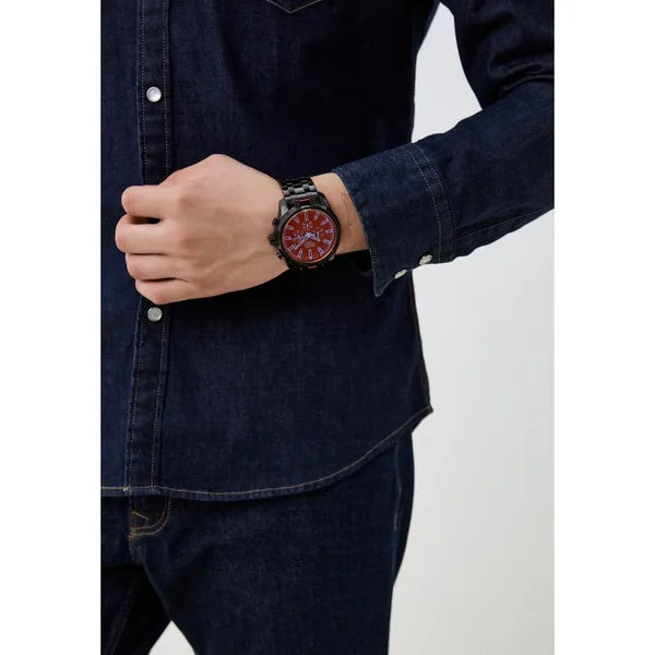 Diesel DZ4589 férfi kronográf karóra, acél, 51 mm, WR50