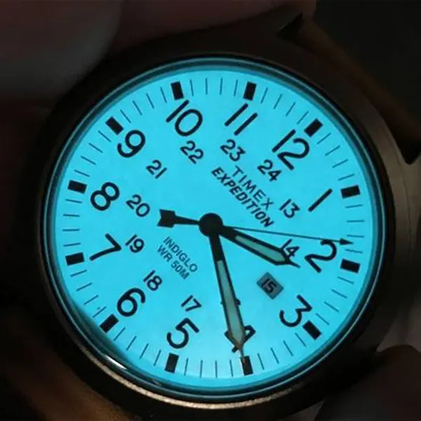 Timex Expedition Scout TW4B13800 férfi karóra, Indiglo, kék szövet szíj, WR50