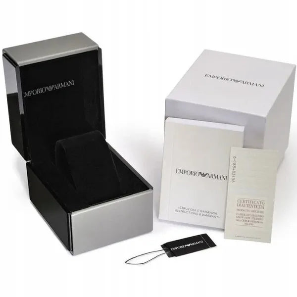 Emporio Armani Gianni T-Bar AR11594 női karóra, rozsdamentes acél, kék számlap