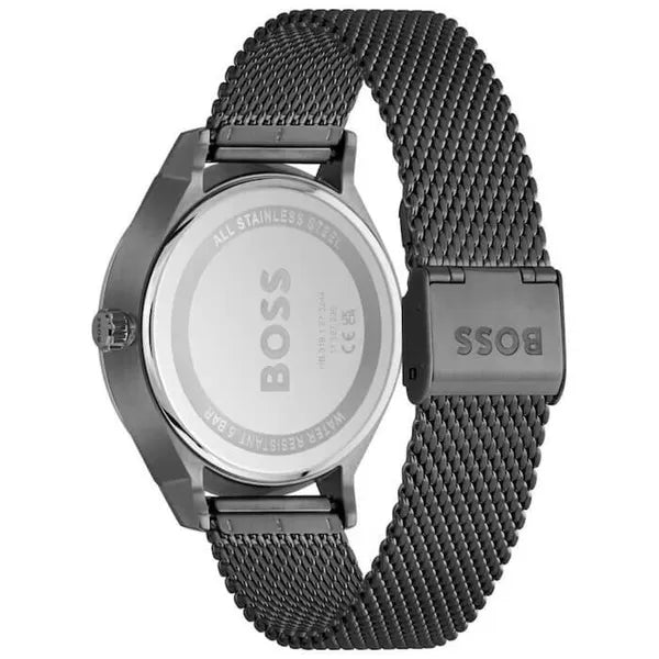 Hugo Boss Tyler 1514105 férfi karóra, fekete acél, WR50