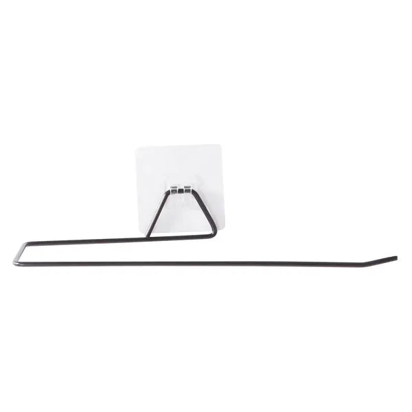 Fém loft konyhai papírtörlő-tartó tapadókoronggal, 30×9 cm